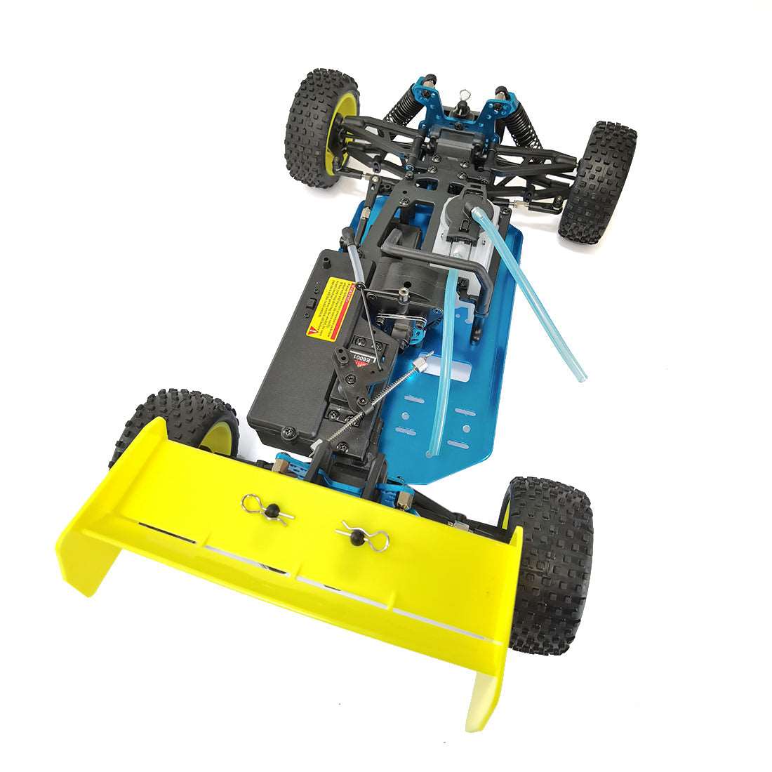 1:10 RC Car Frame with Transmitter - 2.4G RC 4WD Fuel Powered Of-road Vehicle - Compatible with TOYAN FS-S100 Single-cylinder Engine