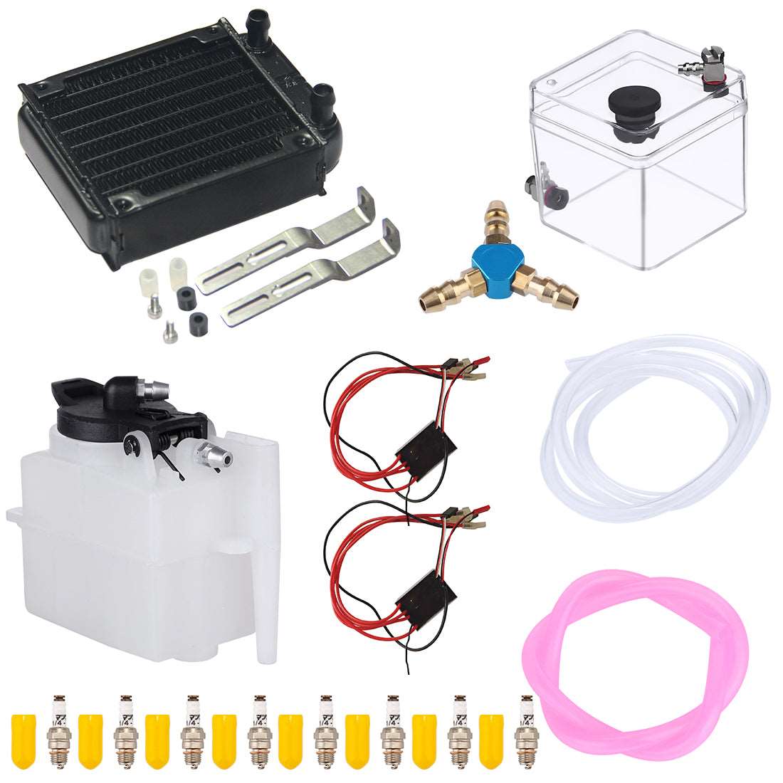 Start Ignition and Water Cooling Kit for HOWIN & TOYAN V8 Engine FS-V800 Engine - TOYAN Original - Firspet