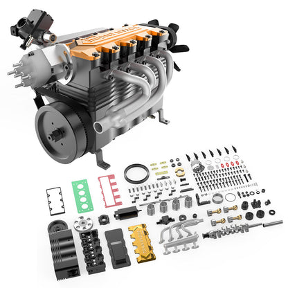 TOYAN FS-L400 Engine 14cc Inline 4 Cylinder 4 Stroke Nitro Engine Model - Assembled - Firspet