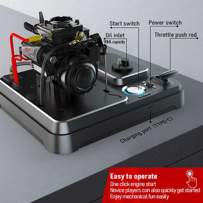 Toyan Engine FS-S100AT Transparent Nitro-Methanol Gasoline RC Engine