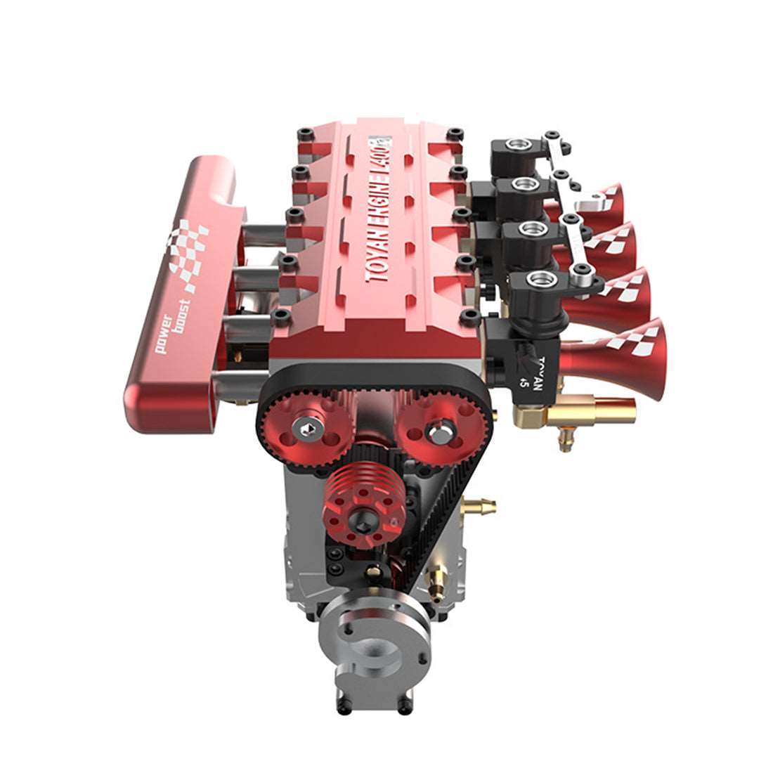 TOYAN Engine FS-L400G L4 14cc Inline 4 Cylinder Four-stroke Water-cooled Gasoline Engine Model - Kit Version - Firspet