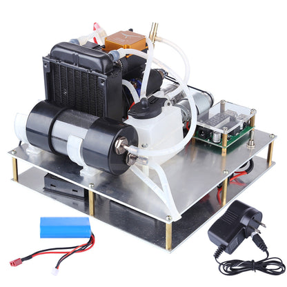 TOYAN Gasoline Engine Model DIY Micro Water-cooled Generator Set (with Water Pump / Radiator Water Tank / Thermometer) - Firspet