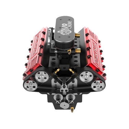 TOYAN V8 Engine FS-V800 28cc Nitro Engine - Build Your Own V8 Engine - V8 Engine Model Kit That Works - Firspet