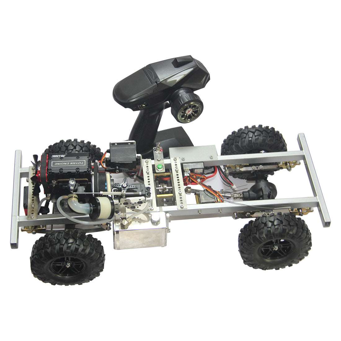 1/10 RC Car 2.4G 4WD Off-road Vehicle with TOYAN Double-cylinder Engine - RTR Version - Firspet