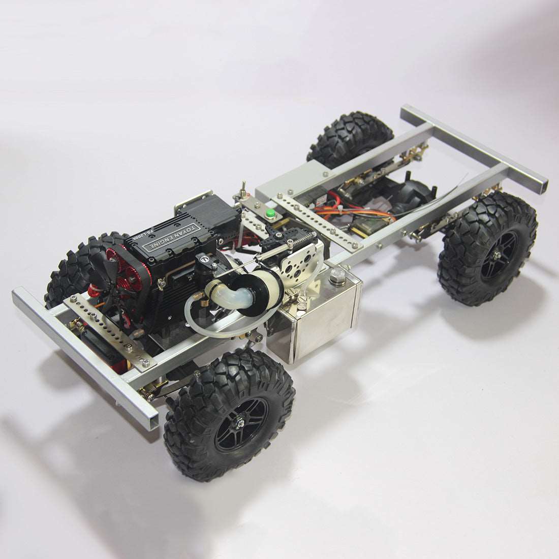 1/10 RC Car 2.4G 4WD Off-road Vehicle with TOYAN Double-cylinder Engine - RTR Version - Firspet