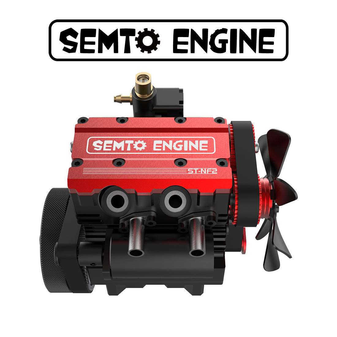 TOYAN FS-L200 Engine 2 Cylinders 4 Stroke Engine Model Kit - Build Your Own Engine that Works