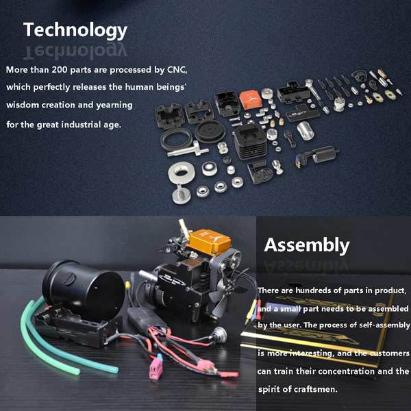 TOYAN Engine DIY RC Model Engine Kit - Build Your Own RC Engine that Works