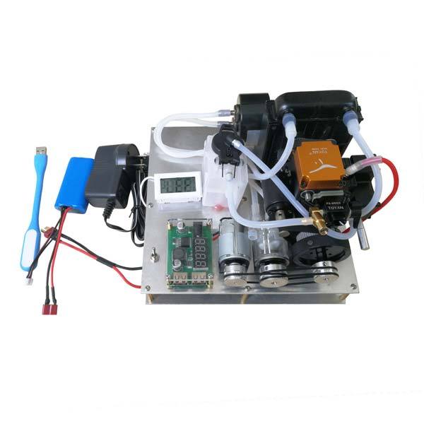 Toyan Engine FS-S100 Water-Cooled Nitro-Methanol Generator Set with Water Pump Radiator Thermometer - Firspet