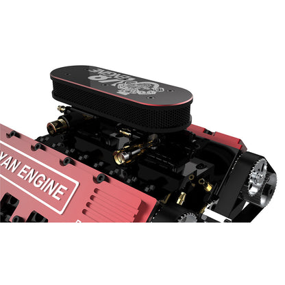 TOYAN V8 Engine FS-V800 28cc Nitro Engine - Build Your Own V8 Engine - V8 Engine Model Kit That Works - Firspet