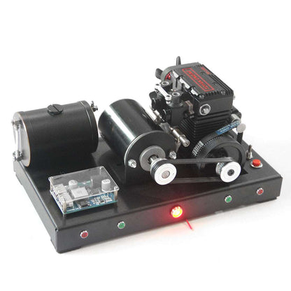 TOYAN FS-L200 Inline Two-cylinder 4-stroke Nitro Engine 12V Micro Illuminated Generator Model - Firspet