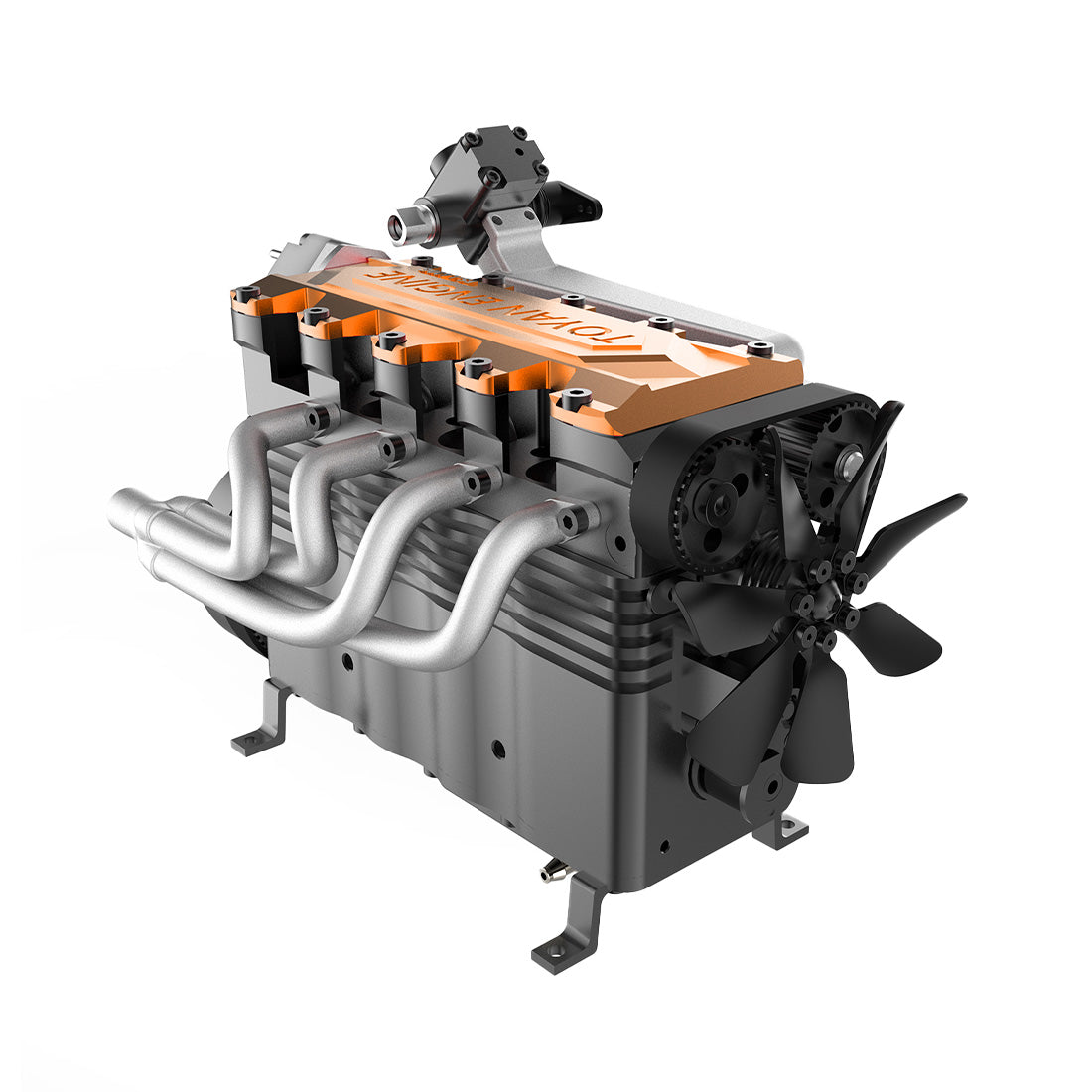 TOYAN Engine FS-L400G L4 14cc Inline 4 Cylinder Four-stroke Water-cooled Gasoline Engine Model - Kit Version - Firspet