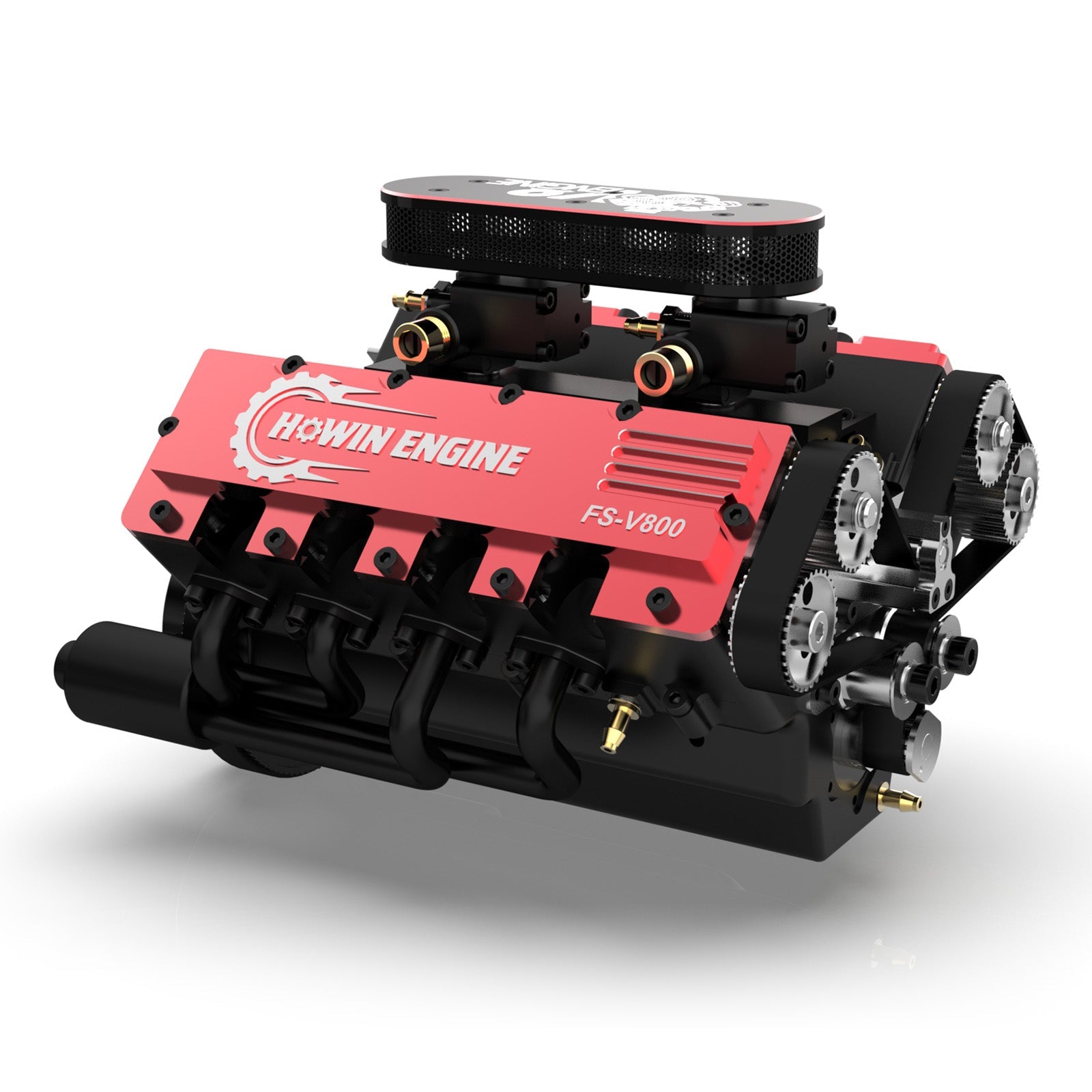 TOYAN V8 Engine FS-V800 28cc Nitro Engine - Build Your Own V8 Engine - V8 Engine Model Kit That Works - Firspet