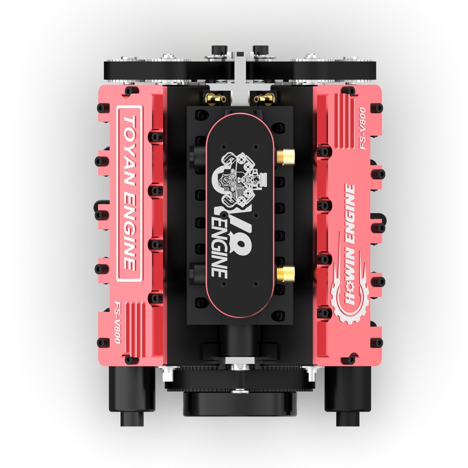 TOYAN V8 Engine FS-V800 28cc Nitro Engine - Build Your Own V8 Engine - V8 Engine Model Kit That Works - Firspet